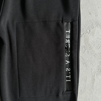 decdoded chenille 2.0 hooded tracksuit-blackpurple