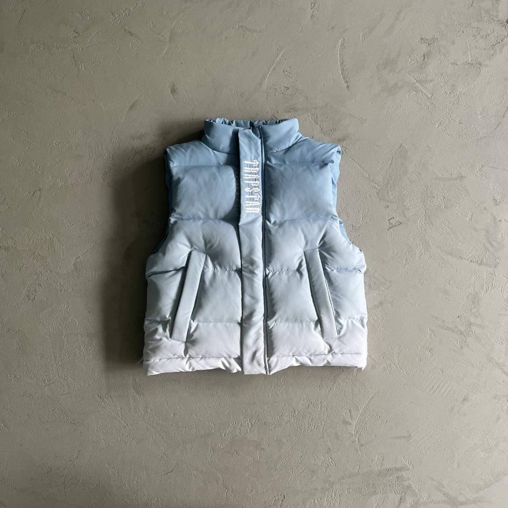 decoded gilet-light blue gradient