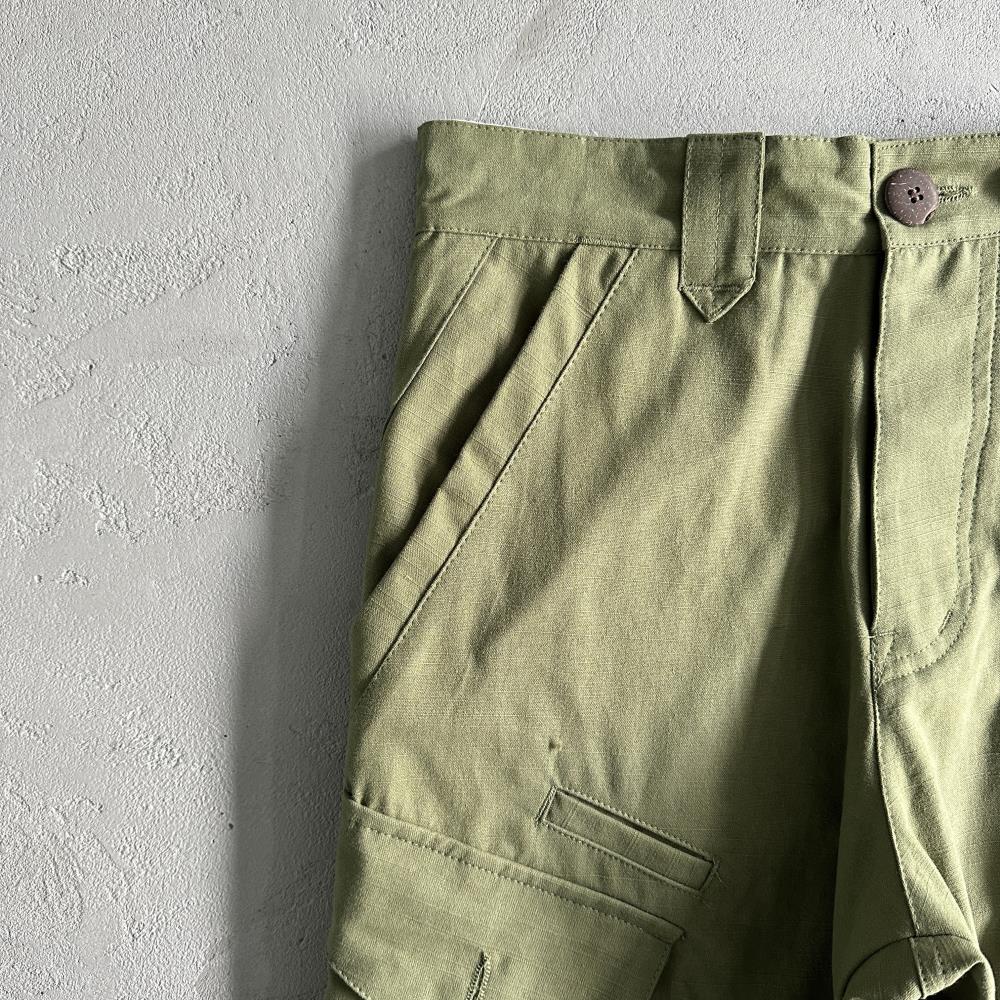 Slant pocket military green Bottoms