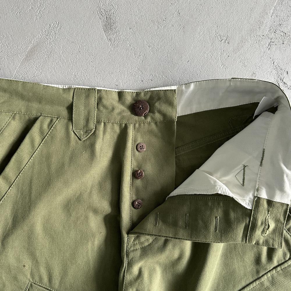 Slant pocket military green Bottoms