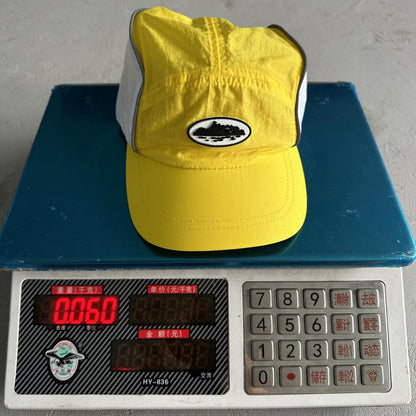 drawstring hat yellow