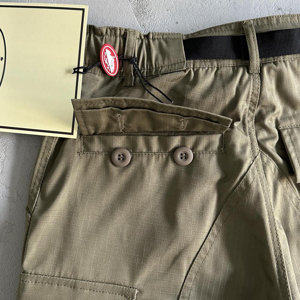 military green logo patch Cargos