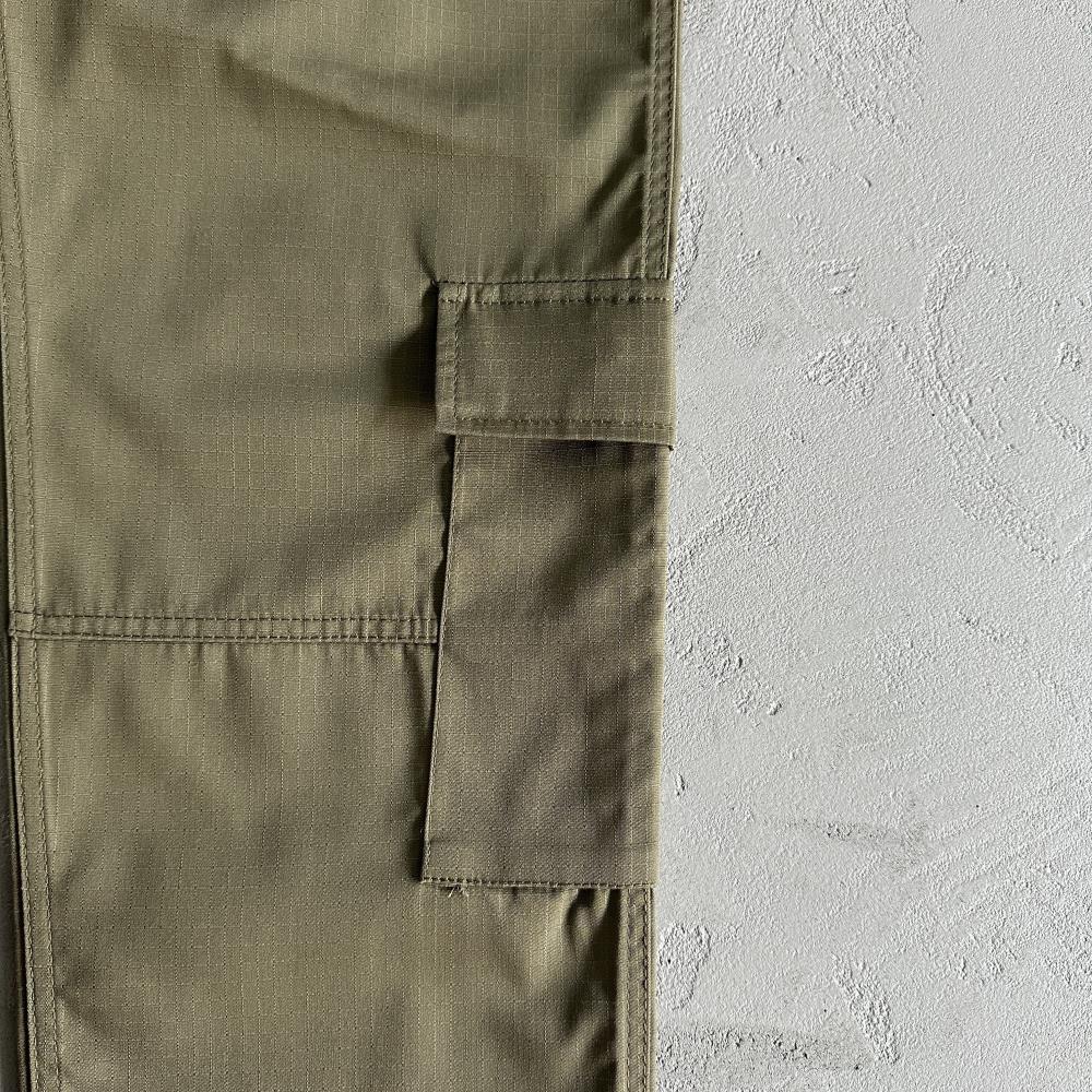 military green logo patch Cargos