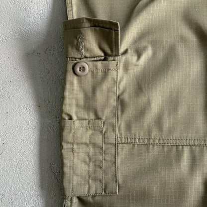 military green logo patch Cargos