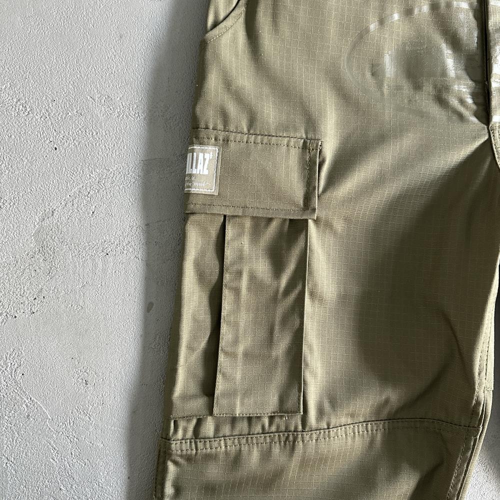 military green logo patch Cargos