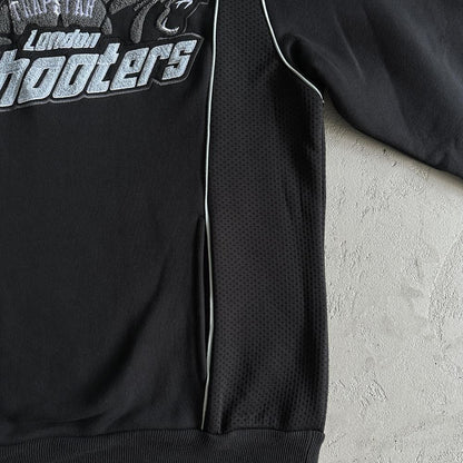 shooters technical hoodie tracksuit-black/blue