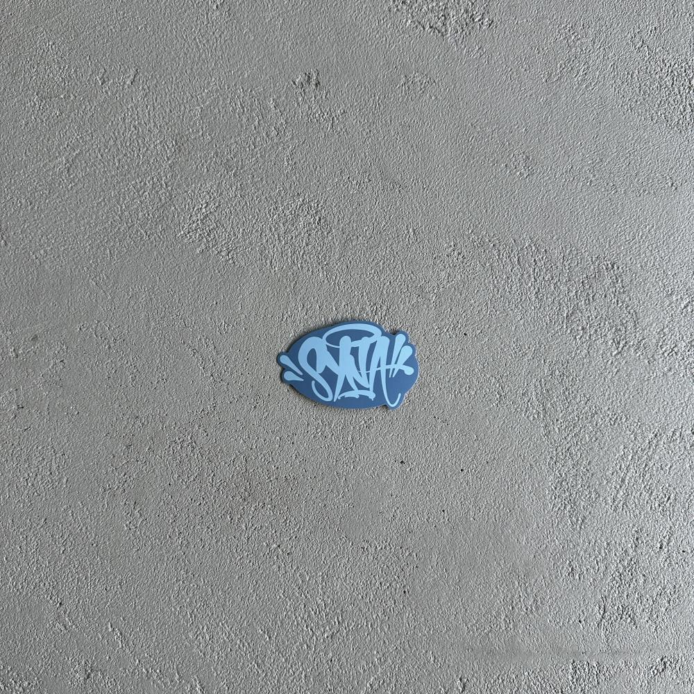 sy logo tee cobaltyellow blue