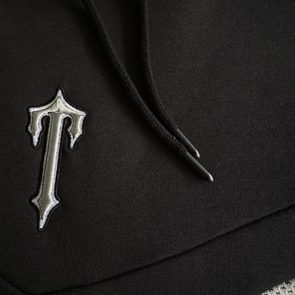 v etripe hoodie tracksuit-blackgrey