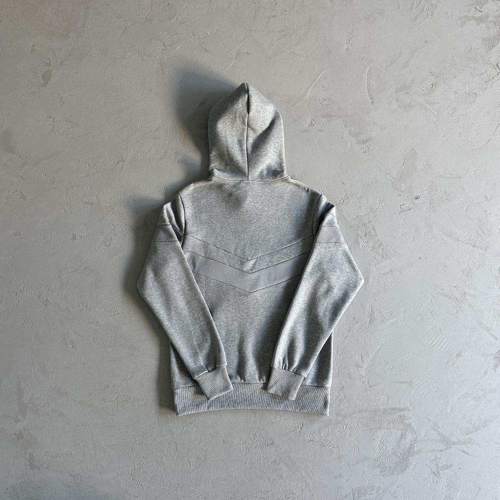 v etripe hoodie tracksuit-grey