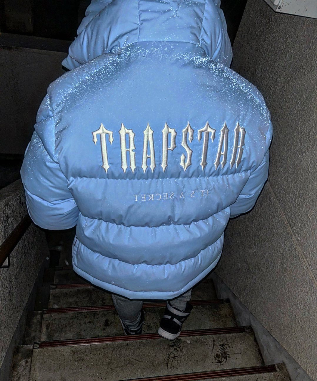 DECODED HOODED PUFFER 2.0 JACKET - ICE BLUE