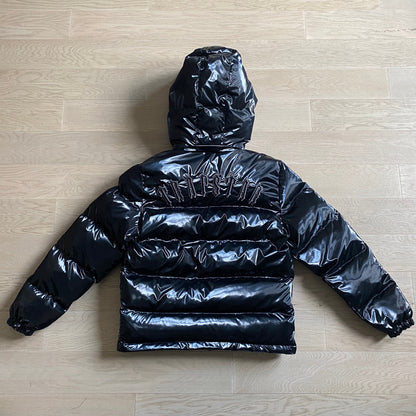 Shiny Black Irongate Jacket Detachable Hood