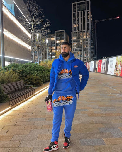 Blue Shooters Hooded Tracksuit