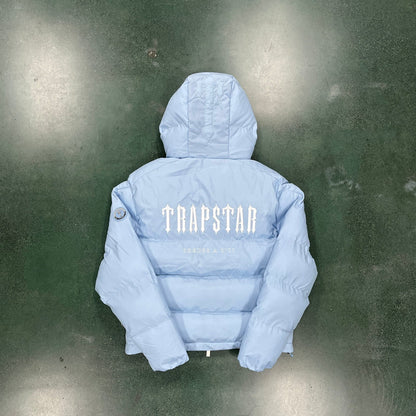 DECODED HOODED PUFFER 2.0 JACKET - ICE BLUE