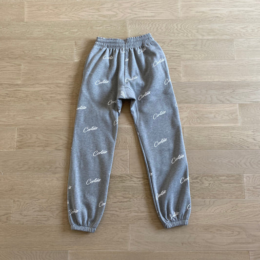 corteiz grey joggers